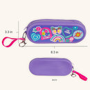 Shine for Jesus Purple Silicone Pencil Case
