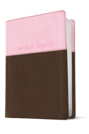 Premium Gift Bible NLT, Filament Enabled, Pink/Dark Brown