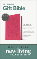 Premium Gift Bible NLT, Filament Enabled, Very Berry Pink Vines
