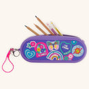 Shine for Jesus Purple Silicone Pencil Case