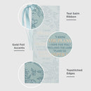 Plans to Prosper You Teal Faux Leather Bookmark – Jeremiah 29:11