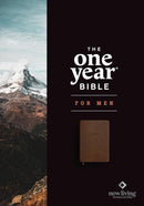 NLT One Year Bible for Men, Brown