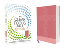 NIrV Clear Focus Bible For Kids, Pink