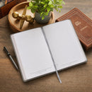 Trust in the Lord Charcoal Faux Leather Classic Journal - Proverbs 3:5