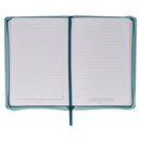 Through Christ Teal Faux Leather Journal with Zippered Closure
