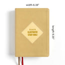 CSB Baker Illustrated Study Bible, Khaki LeatherTouch