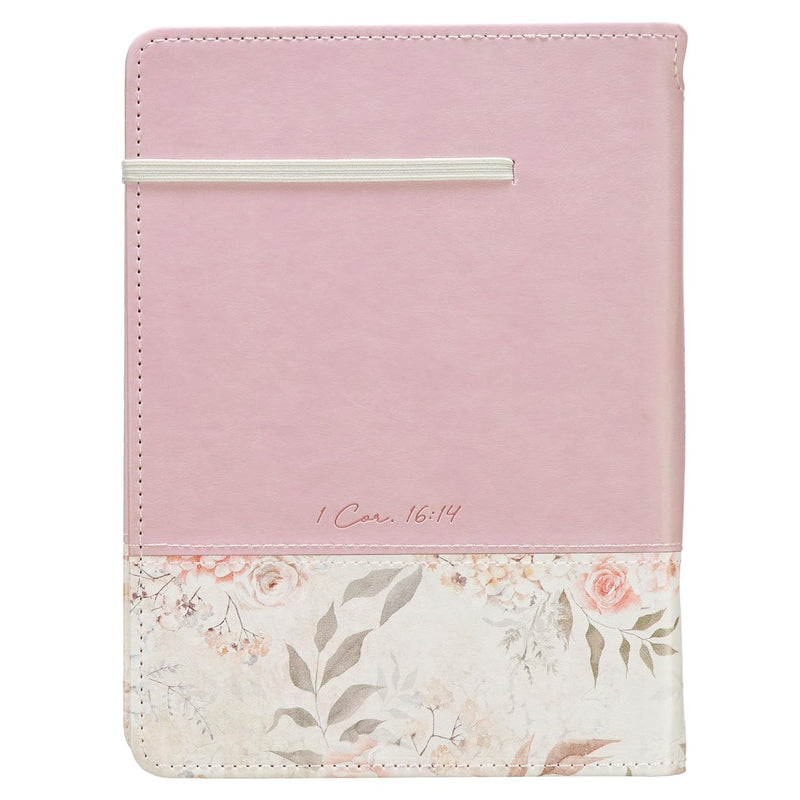 Journal Let All that You Do, Pink & Floral JL687