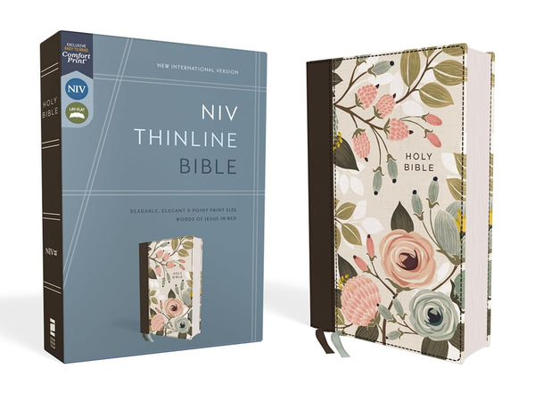 NIV Thinline Cloth Floral