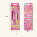 Pink Sprinkled with Joy Retractable Pen Set - 1 Peter 1:6