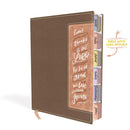 NIV Beautiful Word Bible, Updated Edition, Brown/Blush