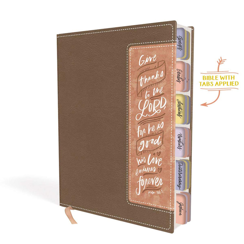 NIV Beautiful Word Bible, Updated Edition, Brown/Blush