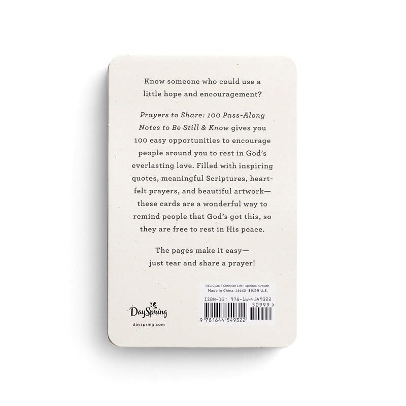 Prayers to Share: 100 Pass-Along Notes to Be Still & Know