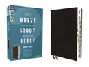 NIV Large Print Quest Study Bible, Thumb Indexed, Black