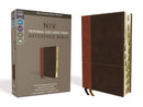 NIV Personal Size Reference Bible Large Print, Thumb Indexed, Tan/Brown