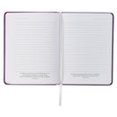 New Mercies Purple Floral Faux Leather Handy-sized Journal