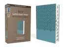 NIV Super-Giant Print Reference Bible, Teal, Indexed