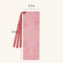 Amazing Grace Ballet Pink Faux Leather Bookmark