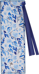 Trust in the Lord Blue Botany Faux Leather Bookmark