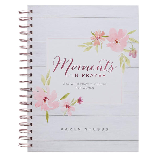 Moments in Prayer Wirebound Prompted Prayer Journal