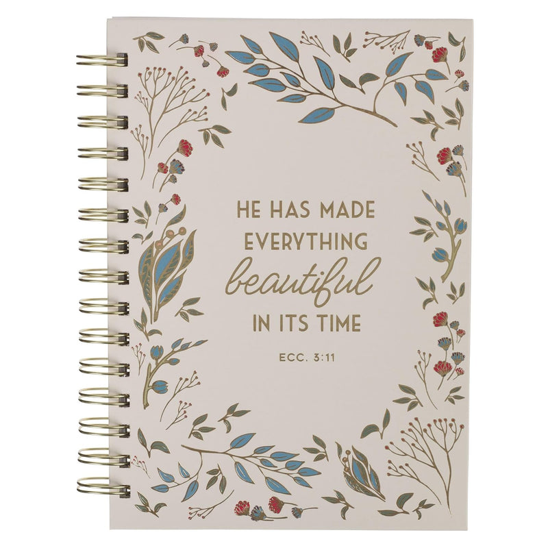 Everything Beautiful in Its Time Wirebound Journal