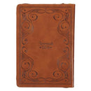 I Know the Plans Classic Journal, Saddle Tan with Zipper Closure
