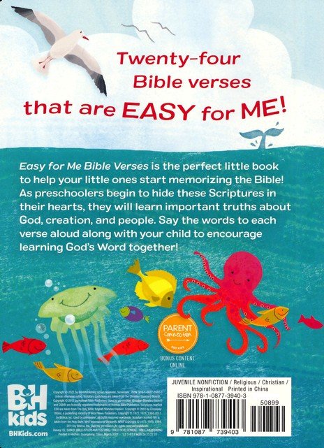 Easy for Me Bible Verses Board Book