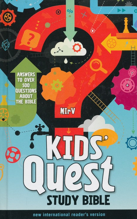 NIrV Kids' Quest Study Bible, Hardcover