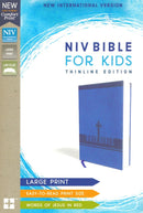 NIV Bible For Kids Large Print Thinline, Blue
