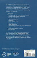 CSB Thinline Bible, Charcoal