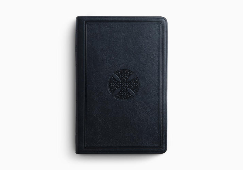 ESV Premium Gift Bible, Navy, Mosaic Cross Design