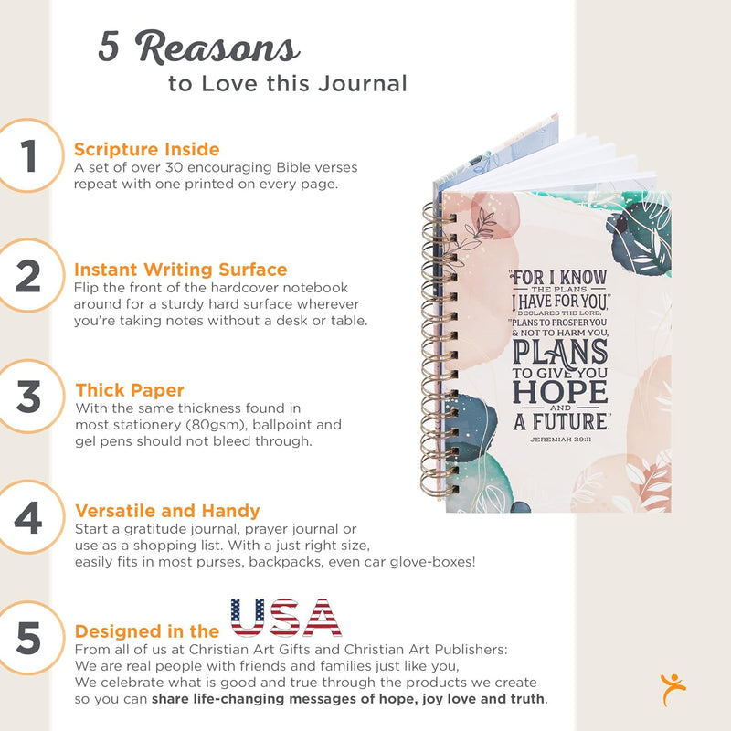 For I Know the Plans Wirebound Journal JLW168