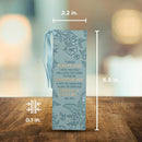 Plans to Prosper You Teal Faux Leather Bookmark – Jeremiah 29:11