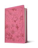 NLT Large Print Premium Value Thinline Bible Large Print, Pink
