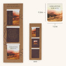 Amazing Grace Die-cut Magnetic Bookmark Set - Isaiah 53:3