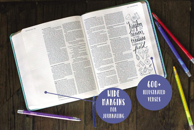 NIV Beautiful Word Coloring Bible for Girls Gift Set