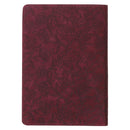 Things Are Possible Burgundy Faux Leather Classic Journal - Matthew 19:26