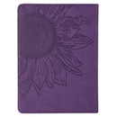 Strength &Dignity Purple Sunflower Handy-Sized Journal - Pro 31:25