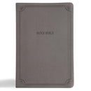 NASB Large Print Thinline Value Bible, Gray