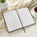 Lord Is My Shepherd Tan Faux Leather Zippered Slimline Journal - Psalm 23:1-3