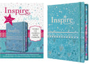 NLT Inspire Bible for Girls, Blue