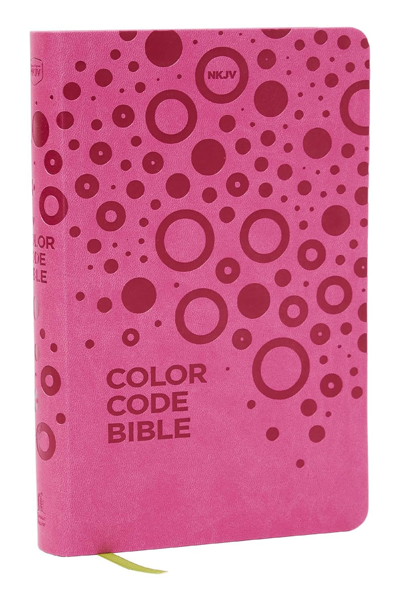 NKJV Color Code Bible for Kids, Pink