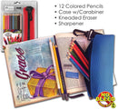 Color Pencils With Case