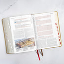 CSB Baker Illustrated Study Bible, Khaki LeatherTouch