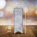 It is Well Hymn Watercolor Floral Faux Leather Bookmark