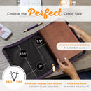 Amazing Grace Purple Faux Leather Fashion Bible Cover, Large