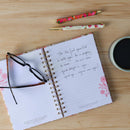 Trust in the Lord Coral Floral Pen Set - Proverbs 3:5