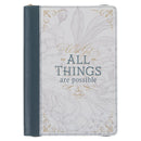 With God All Things are Possible Mathew 19:26 Zipper Journal