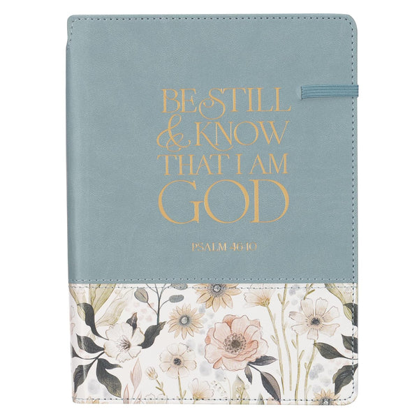 Be Still & Know Journal with Pen Holder abd Elastic Closure JL801