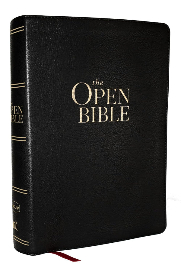 NKJV The Open Bible, Black