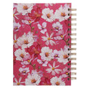 Love Cherry Pink Hummingbird Spiral Journal - 1 Corinthians 13:4